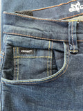 Bull-it Denim Covec Motorcycle Riding Straight Leg Blue Jeans Size 32s*