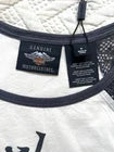 NWT Harley Davidson Retro V-Twin Womens Black Knit Lace Sleeved T-Shirt Medium*