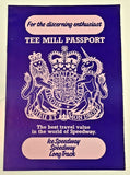 Vintage 1986 Tee Mill Tours LTD Ice Speedway Long Track Travel Brochure