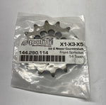 Polini X1 X3 XP4 X5 Countershaft Front Sprocket 14 Tooth *144.290.114
