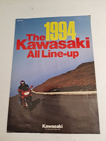 1994 Kawasaki Line-Up Sales Brochure Japanese Issue