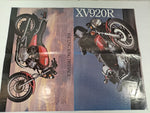 1981 Yamaha XV920R Sales Brochure folds out as Poster